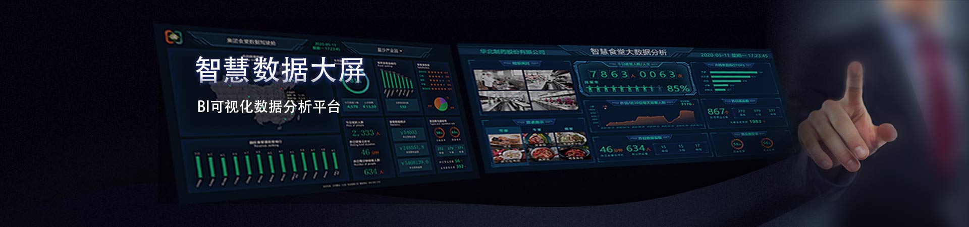 智慧食堂數(shù)據(jù)大屏